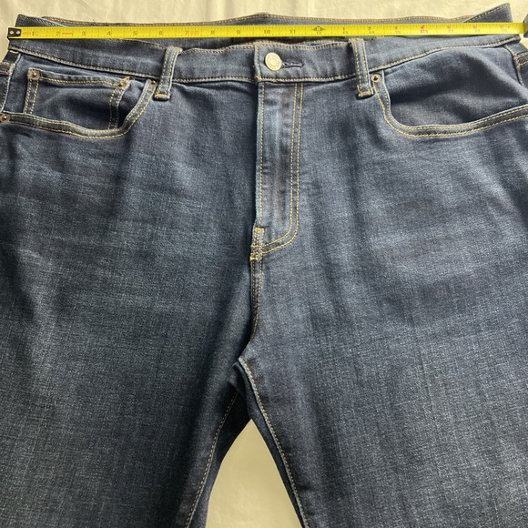 Lucky Brand Mens 223 Straight Leg Jeans Size W36 L32 Stretch Dark Blue Denim D12 - Picture 10 of 16